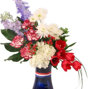 patriotic floral arrangement in houston