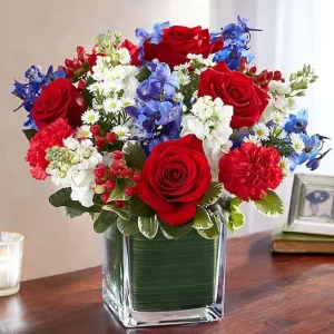 small patriotic bouquet in houston